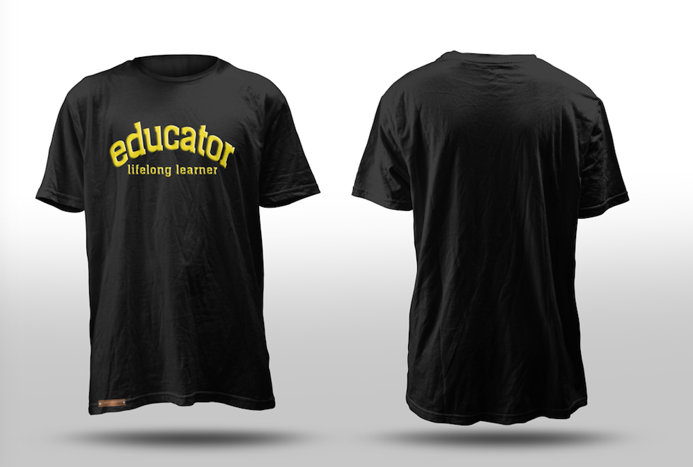 Educator Short Sleeve Black T-Shirt
