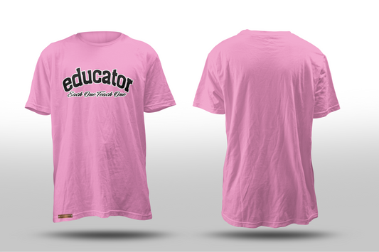 Educator Short Sleeve T-Shirt "Each One Teach One"