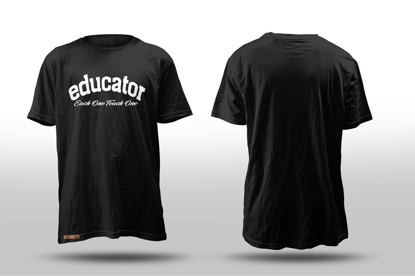 Educator Black Short Sleeve T-Shirt "Each One Teach One"